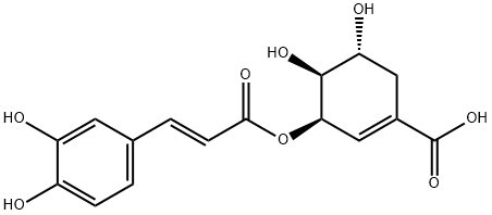 3-O-咖啡酰莽草酸,180981-12-8,结构式