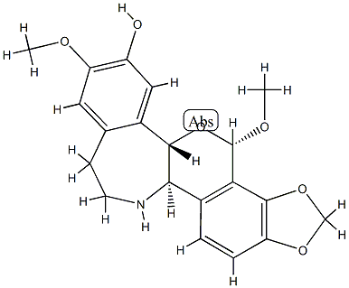 (6α)-2,8β-Dimethoxy-10,11-[methylenebis(oxy)]rheadan-3-ol,18104-24-0,结构式