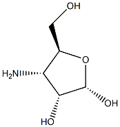 alpha-D-Ribofuranose,3-amino-3-deoxy-(9CI) Struktur