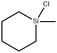 1-氯-1-甲基硅杂环己烷,18148-37-3,结构式