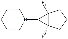 Piperidine, 1-bicyclo[3.1.0]hex-6-yl-, (1-alpha-,5-alpha-,6-ba-)- (9CI) Structure