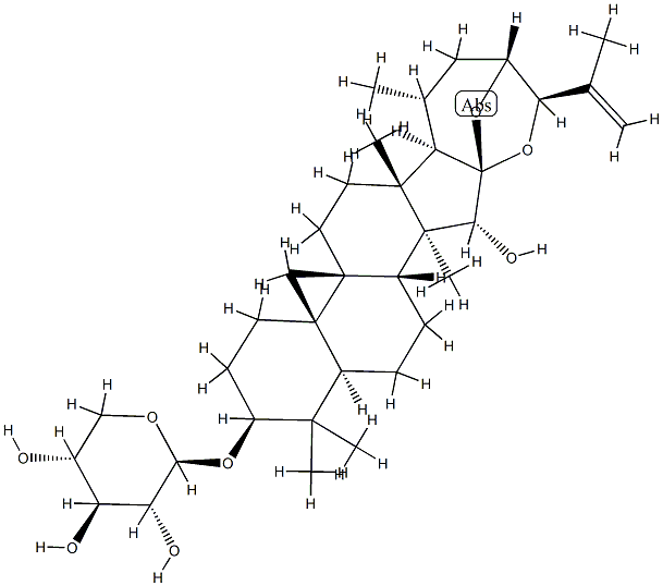 25-Anhydrocimigenol 3-O-beta-D-xyloside Struktur