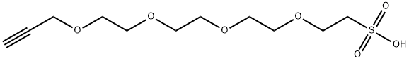 Propargyl-PEG4-sulfonic acid Struktur