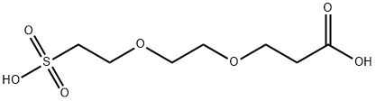 Carboxy-PEG2-sulfonic acid, 1817735-45-7, 结构式