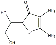 Hex-2-enonimidic  acid,  2-amino-2-deoxy-,  -gamma--lactone  (9CI) Struktur