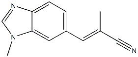 181867-36-7 2-Propenenitrile,2-methyl-3-(1-methyl-1H-benzimidazol-6-yl)-(9CI)