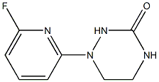 1,2,4-Triazin-3(2H)-one,1-(6-fluoro-2-pyridinyl)tetrahydro-(9CI) Struktur