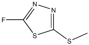 1,3,4-Thiadiazole,2-fluoro-5-(methylthio)-(9CI) Structure