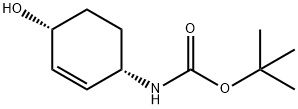 TERT-BUTYLN-[CIS-4-HYDROXYCYCLOHEX-2-EN-1-YL]CARBAMATE(WX192111) 化学構造式