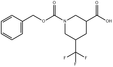 1822817-65-1 1-((ベンジルオキシ)カルボニル)-5-(トリフルオロメチル)ピペリジン-3-カルボン酸