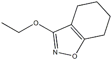1,2-Benzisoxazole,3-ethoxy-4,5,6,7-tetrahydro-(9CI) 化学構造式