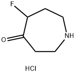 5-氟吖庚环-4-酮盐酸, 1823872-70-3, 结构式