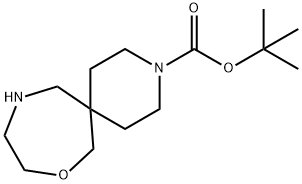 叔-丁基 8-氧杂-3,11-二氮杂螺[5.6]十二烷-3-甲酸基酯 结构式