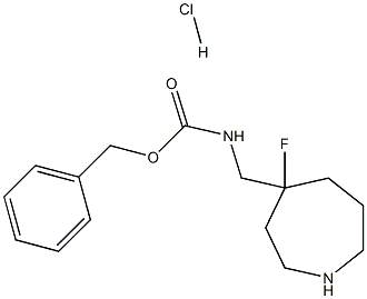 Benzyl ((4-Fluoroazepan-4-Yl)Methyl)Carbamate Hydrochloride(WX601236) Structure