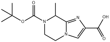 7-(Tert-Butoxycarbonyl)-8-Methyl-5,6,7,8-Tetrahydroimidazo[1,2-A]Pyrazine-2-Carboxylic Acid(WX141801) Structure