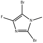 2,5-二溴-4-氟-1-甲基-1H-咪唑,1824064-07-4,结构式