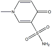 3-Pyridinesulfonamide,1,4-dihydro-1-methyl-4-oxo-(9CI) Structure