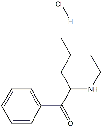 α-Ethylaminopentiophenone (hydrochloride) 化学構造式