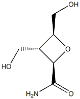 D-Ribonamide, 2,4-anhydro-3-deoxy-3-(hydroxymethyl)- (9CI) Struktur
