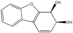 3,4-Dibenzofurandiol, 3,4-dihydro-, (3S-cis)- (9CI) 结构式