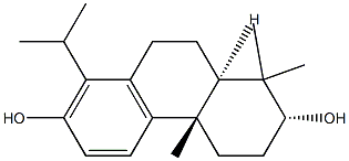 14-Isopropylpodocarpa-8,11,13-triene-3α,13-diol Struktur