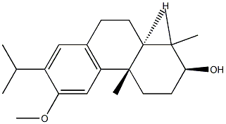 12-Methoxyabieta-8,11,13-trien-3-ol Struktur