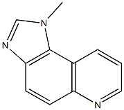 1H-Imidazo[4,5-f]quinoline,1-methyl-(8CI,9CI) 结构式