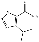 1,2,3-Thiadiazole-5-carboxamide,4-(1-methylethyl)-(9CI) Struktur