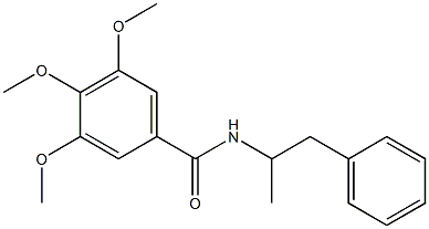 3,4,5-Trimethoxy-N-(α-methylphenethyl)benzamide|