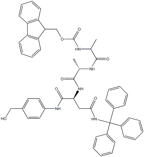ALA-ALA-ASN(TRT)-PAB 结构式
