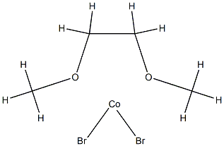 溴化钴(II)乙二醇二甲醚加合物, 18346-57-1, 结构式