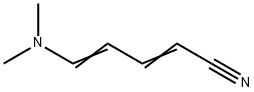 2,4-Pentadienenitrile,5-(dimethylamino)-(9CI) Structure