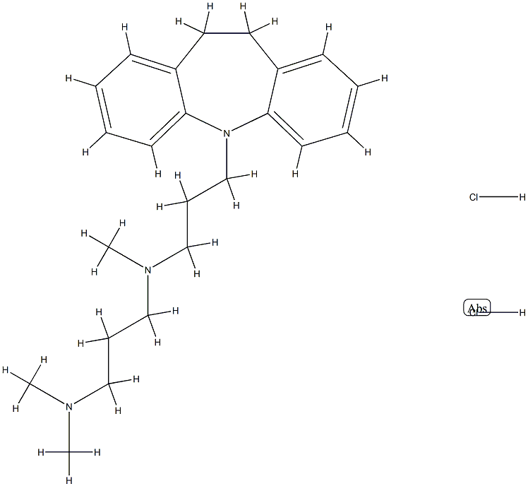 N-(3-DiMethylaMinopropyl)desipraMine DiHCl Structure