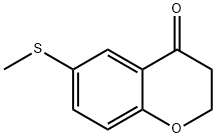 4H-1-Benzopyran-4-one, 2,3-dihydro-6-(Methylthio)- 结构式