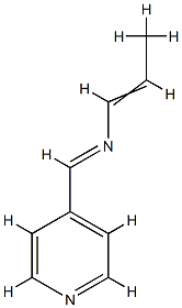 1-프로펜-1-아민,N-(4-피리디닐메틸렌)-(9CI)
