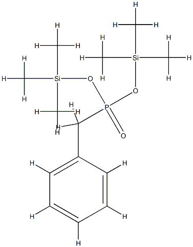 Bis(trimethylsilyl)=(phenylmethyl) phosphonate Struktur