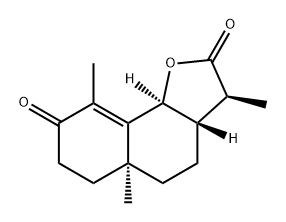 1,2-dihydro-alpha-santonin Struktur