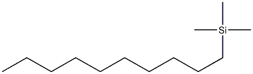 Decyltrimethylsilane Structure