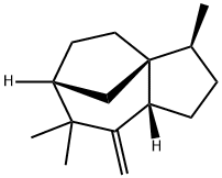 18444-94-5 (3S)-2,3,4,5,6,7,8,8aα-Octahydro-3,7,7-trimethyl-8-methylene-1H-3aα,6α-methanoazulene