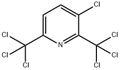 Pyridine 3-chloro-2,6-bis[trichloromethyl]- Structure