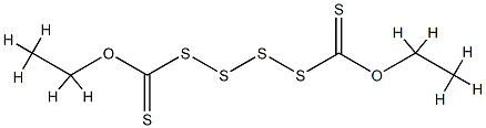 Bis(ethoxythiocarbonyl) pertetrasulfide Structure