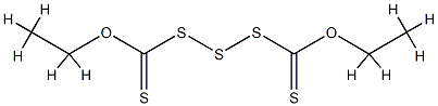 ペルトリチオビス(チオぎ酸O-エチル) 化学構造式