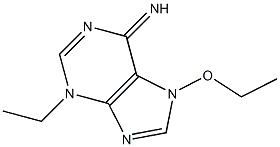 6H-Purin-6-imine,7-ethoxy-3-ethyl-3,7-dihydro-(9CI) 结构式