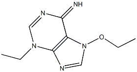 6H-Purin-6-imine,7-ethoxy-3-ethyl-3,7-dihydro-(9CI) Structure