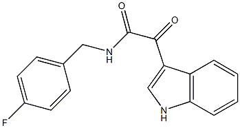 N-[(-4-플루오로페닐)메틸]-α-옥소-1H-인돌-3-아세트아미드