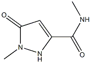 1H-Pyrazole-3-carboxamide,2,5-dihydro-N,1-dimethyl-5-oxo-(9CI),185451-43-8,结构式