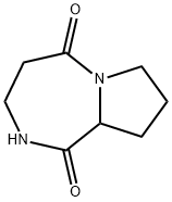 1H-Pyrrolo[1,2-a][1,4]diazepine-1,5(2H)-dione,hexahydro-(9CI),185757-16-8,结构式