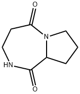 1H-Pyrrolo[1,2-a][1,4]diazepine-1,5(2H)-dione,hexahydro-(9CI) 结构式