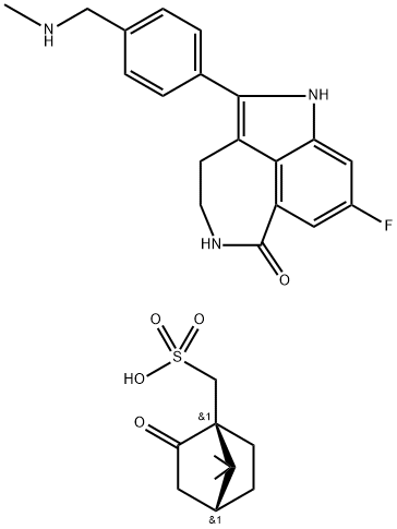 ルカパリブカンシル酸塩 化学構造式