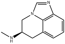 4H-Imidazo[4,5,1-ij]quinolin-5-amine,5,6-dihydro-N-methyl-,(R)-(9CI) Struktur
